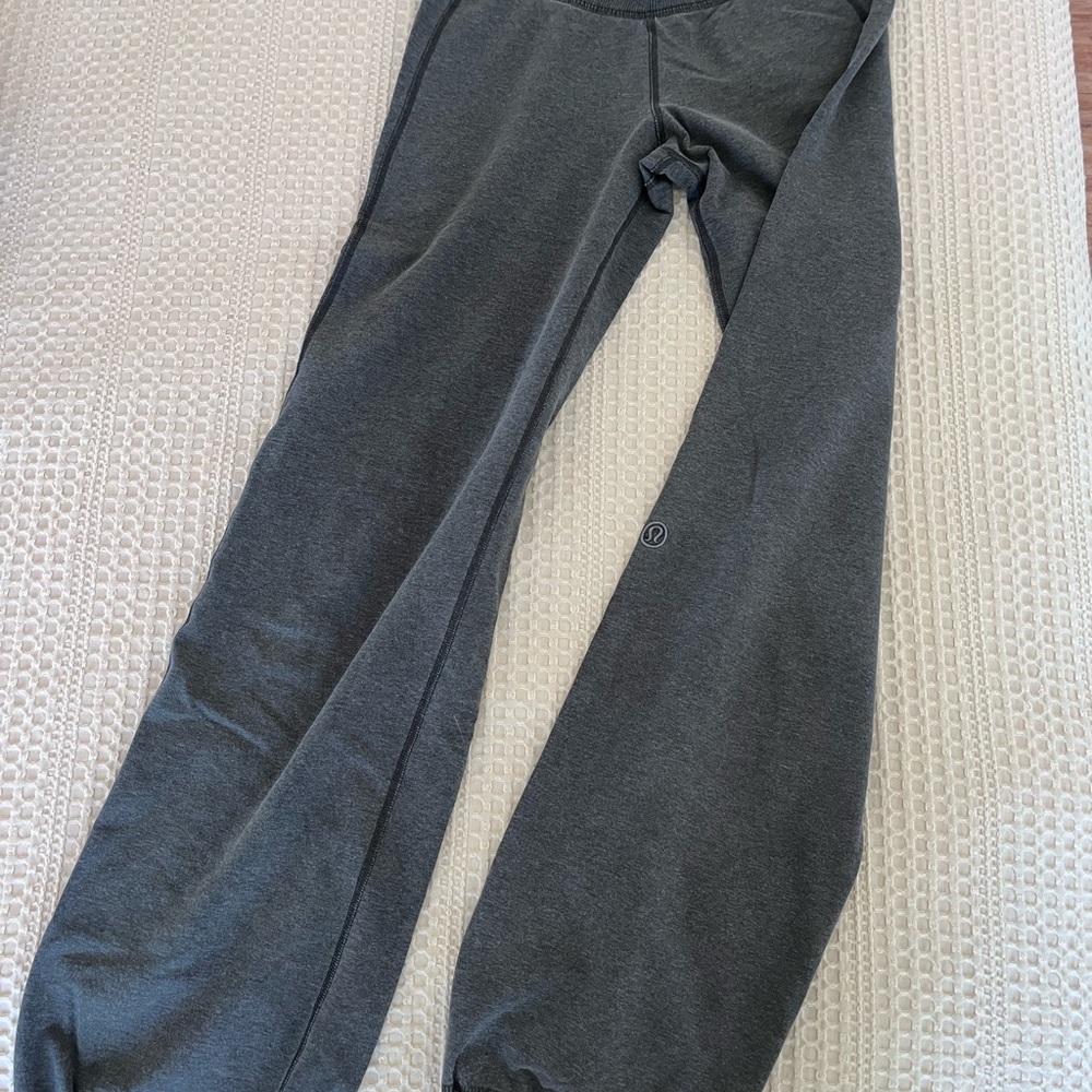 Lululemon Athletica Charcoal Track Pants